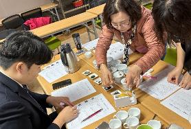 직무자격증 1회차 강의 진행 사진